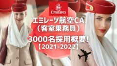 エミレーツ航空には日本人CAが300人在籍！機内も日本語対応で安心